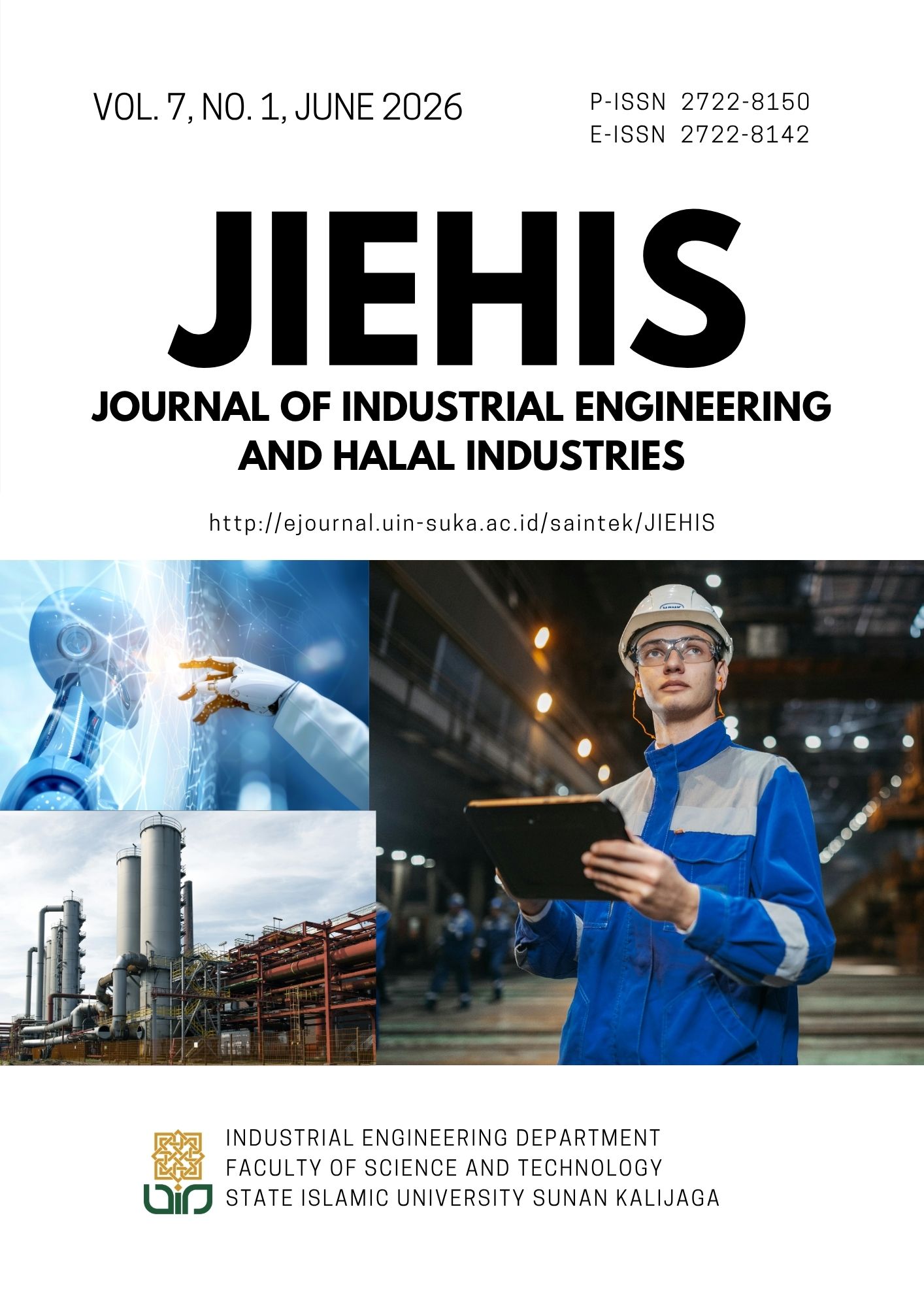 					View Vol. 7 No. 1 (2026): Journal of Industrial Engineering and Halal Industries (JIEHIS)
				