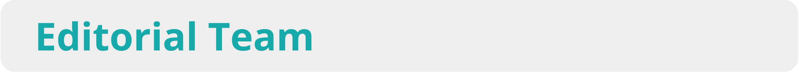 Editorial Team